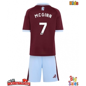 Aston Villa John McGinn #7 Replica Home Stadium Kit for Kids 2026-27 Short Sleeve (+ pants)